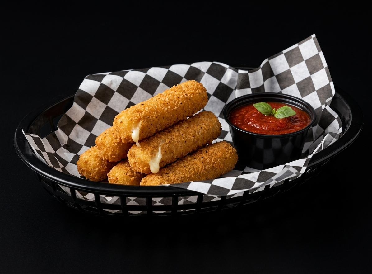Mozzarella Sticks:                                          